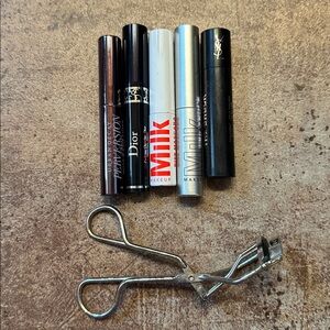 Mascara bundle (minis) never used. Tweezerman lash curler.